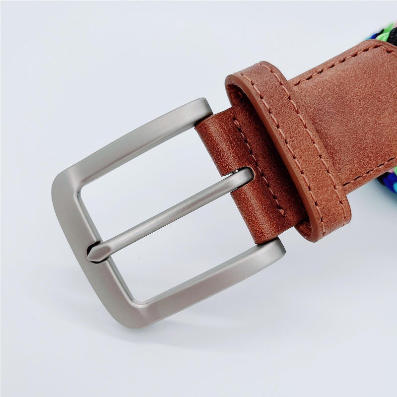 VONSELY Stretch Belt, Elastic Belts Braided Fabric Belt Colorful Woven Belts (V1) - Image 2